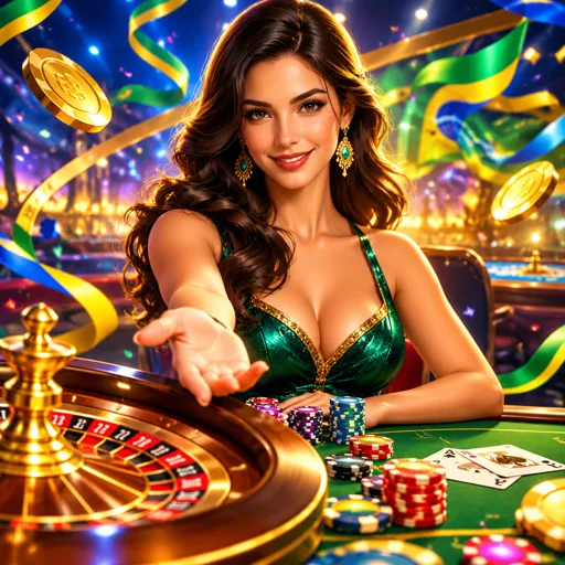 Rodada de Casino Hold'em com cartas comunitárias e fichas de aposta ante